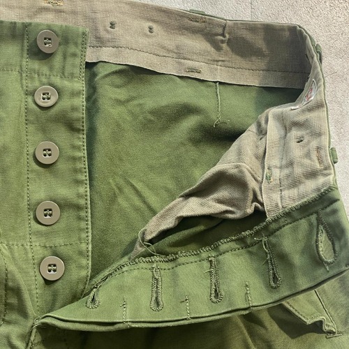 60-80s スウェーデン軍 実物 M-59 フィールドパンツ C48 w29 詳細写真7