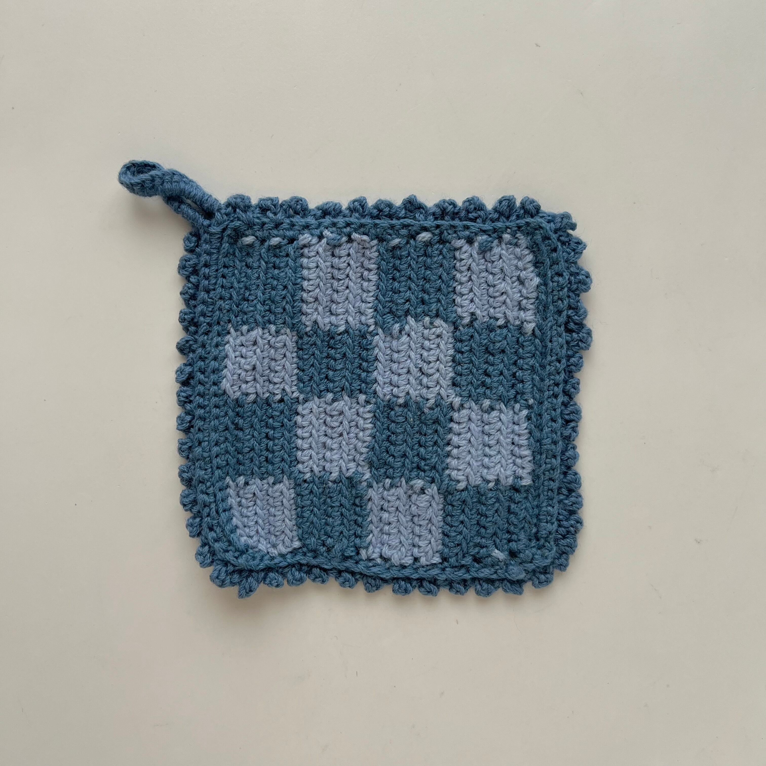 Hand Knitted Pot Holder