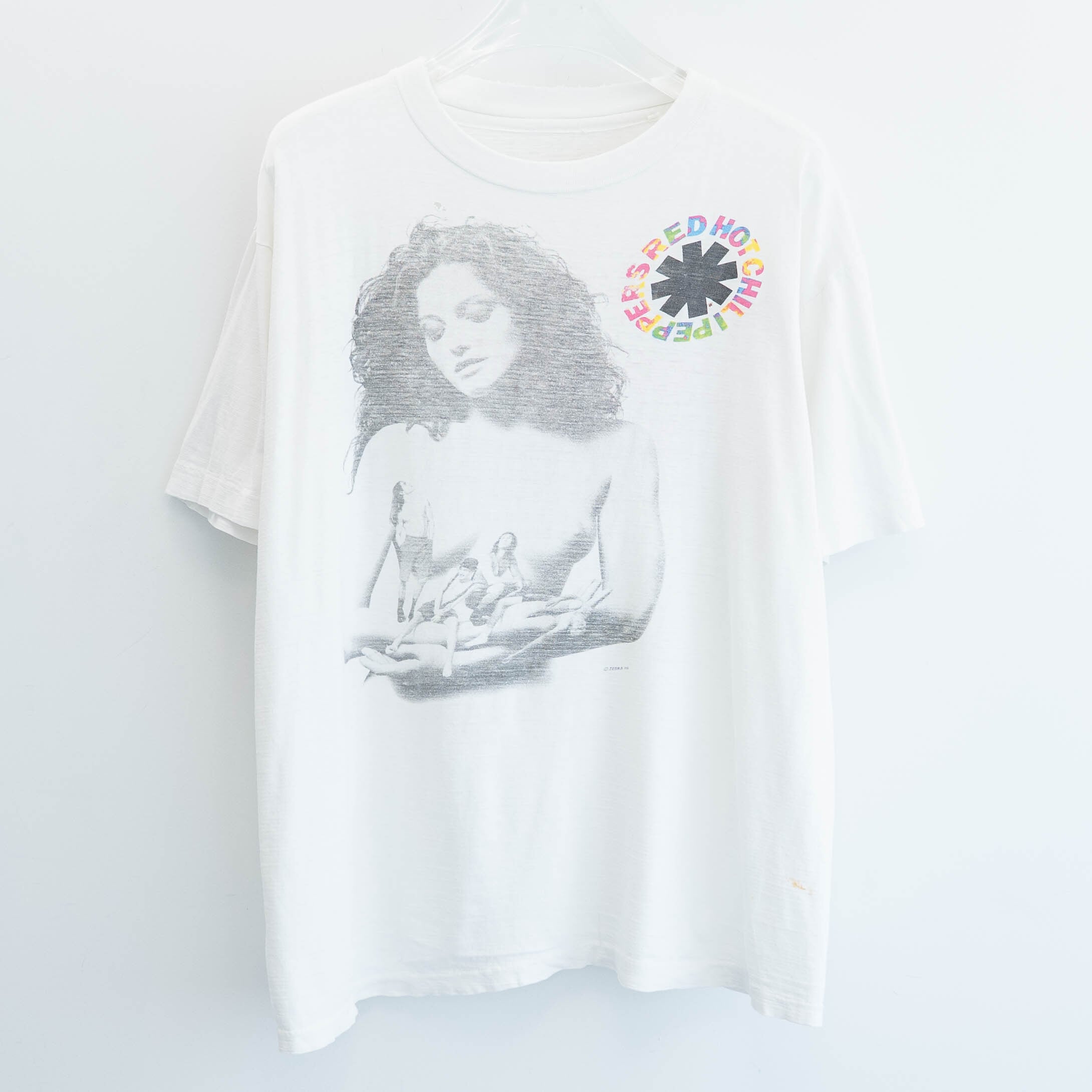 Red Hot Chili Peppers " Mothers Milk White " Cut Tag Fits XL 【A9-108】