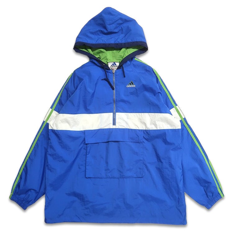 古着 90年代 アディダス adidas ナイロン アノラックパーカー 古着 90年代 アディダス adidas ナイロン アノラックパーカー
