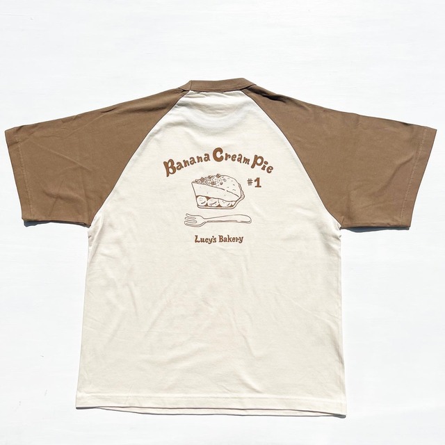 Lucy's Bakery "Banana Cream Pie" Raglan S/S Tee