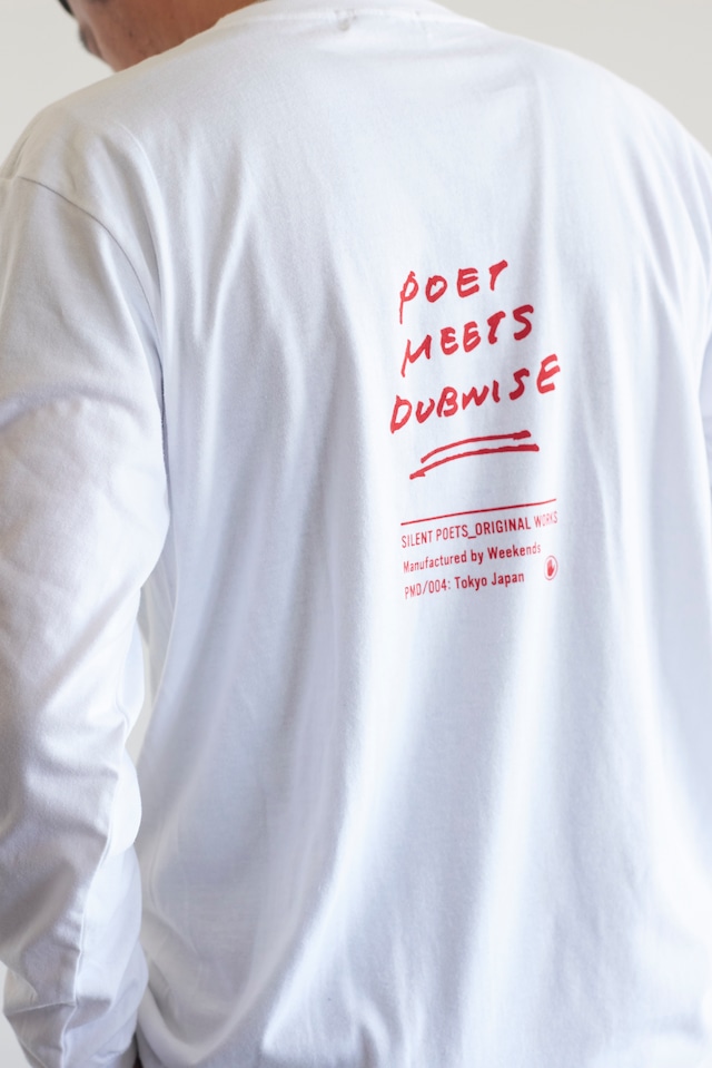 POET MEETS DUBWISE 沈黙詩人 LONG SLEEVE T-SHIRT