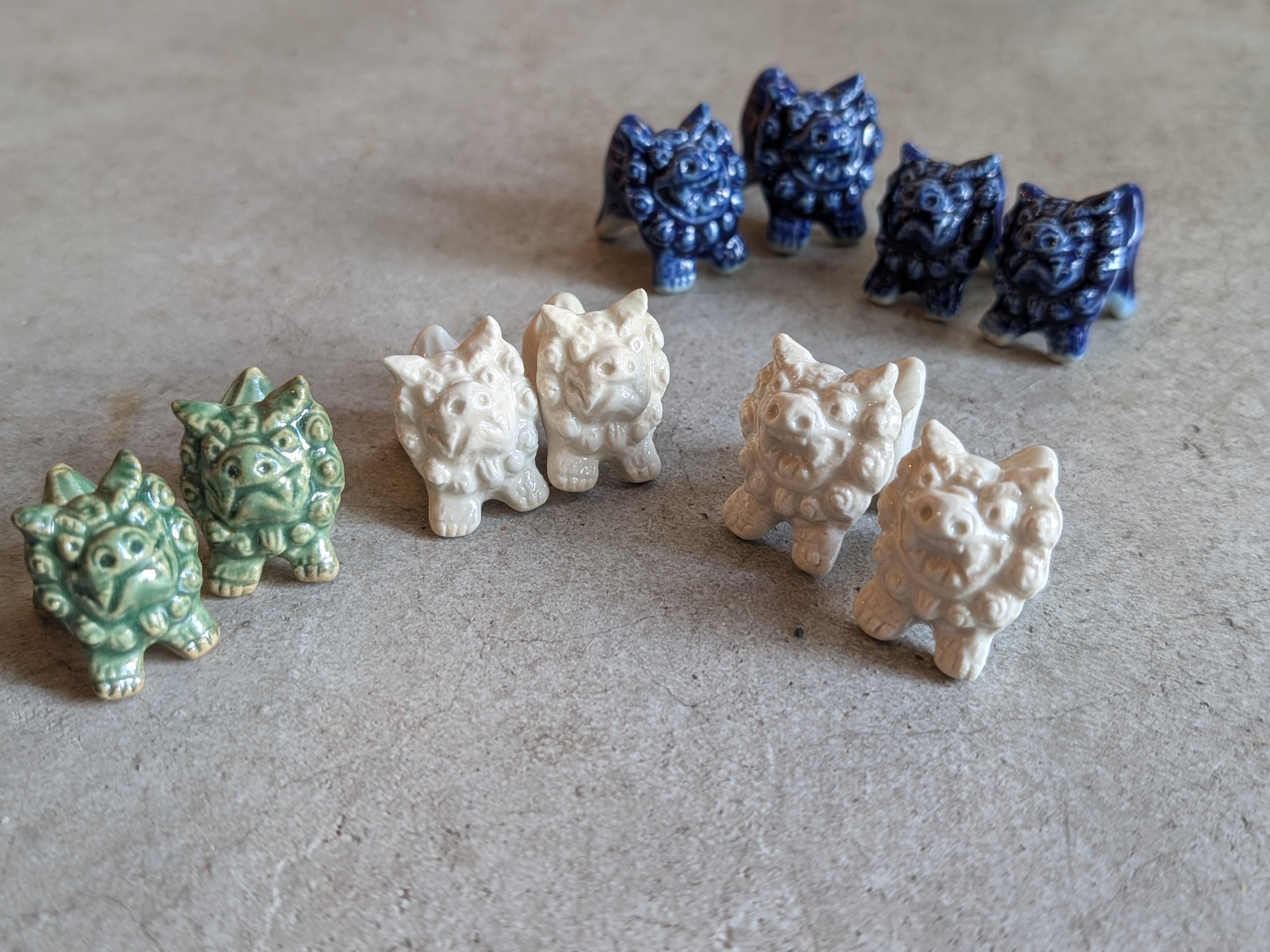 やちむん 開運シーサー箸置き | MITSUOシーサー美術館/宮城光男