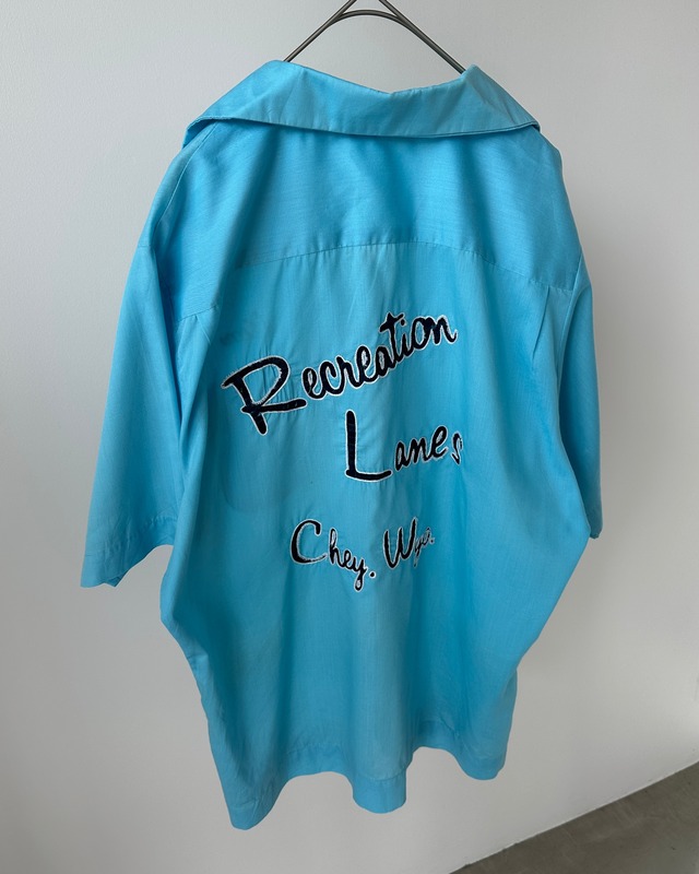 -King Louie-vintage 70s M bowling shirt