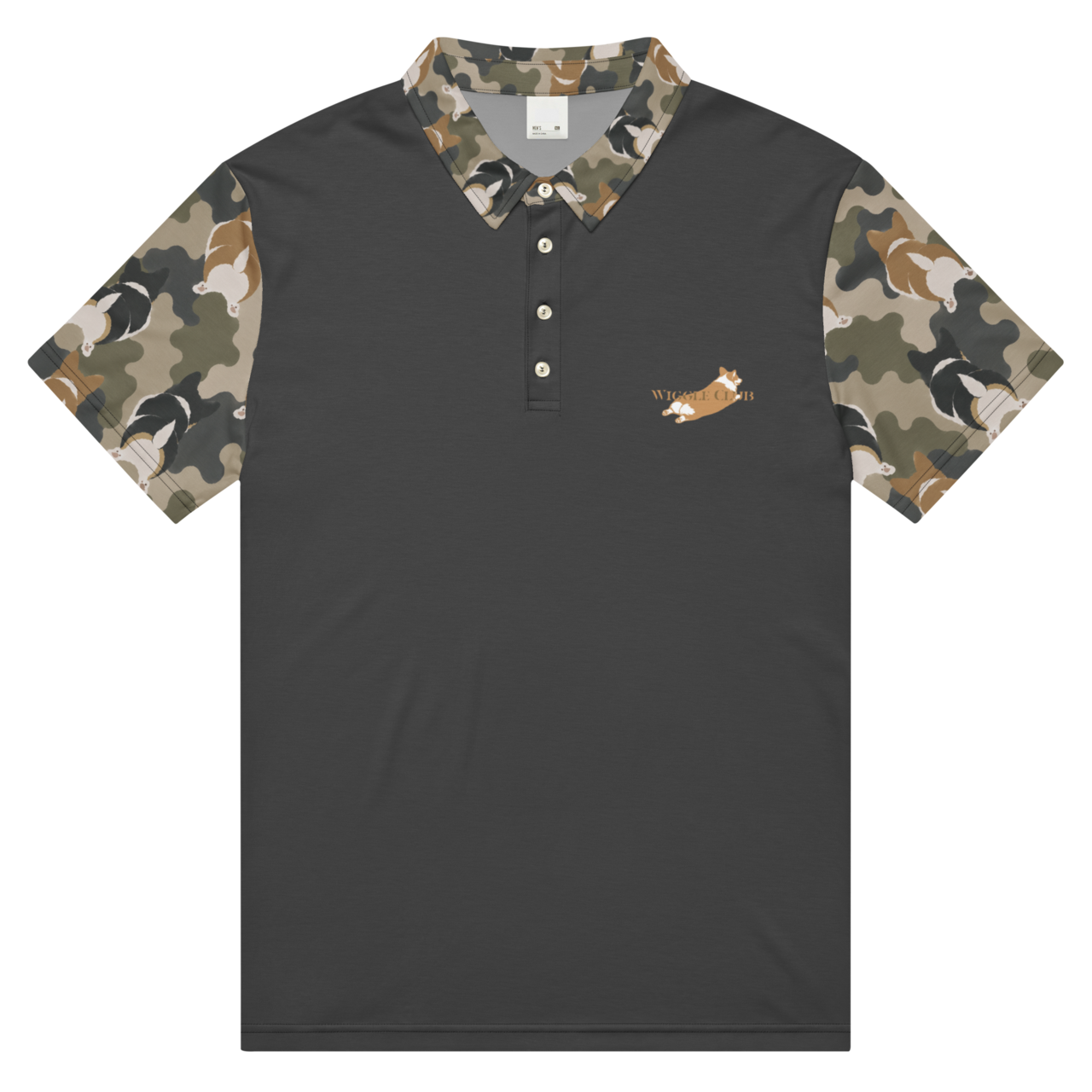 WIGGLE CAMO Contrast Shirt　[T0032]