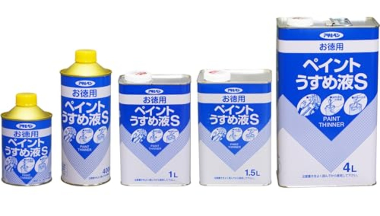 アサヒペン お徳用ペイントうすめ液S 400ML 塗料 ペンキ うすめ液 シンナー 日本製