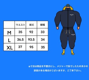 スウェットロングパンツ3 ネイビー