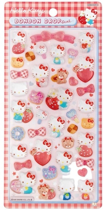Sanrio レア　ボンボンドロップ　シール　まとめ売り　キティ　24枚 ボンボンドロップシール ハローキティ赤 S8812098 | モンテメタ
