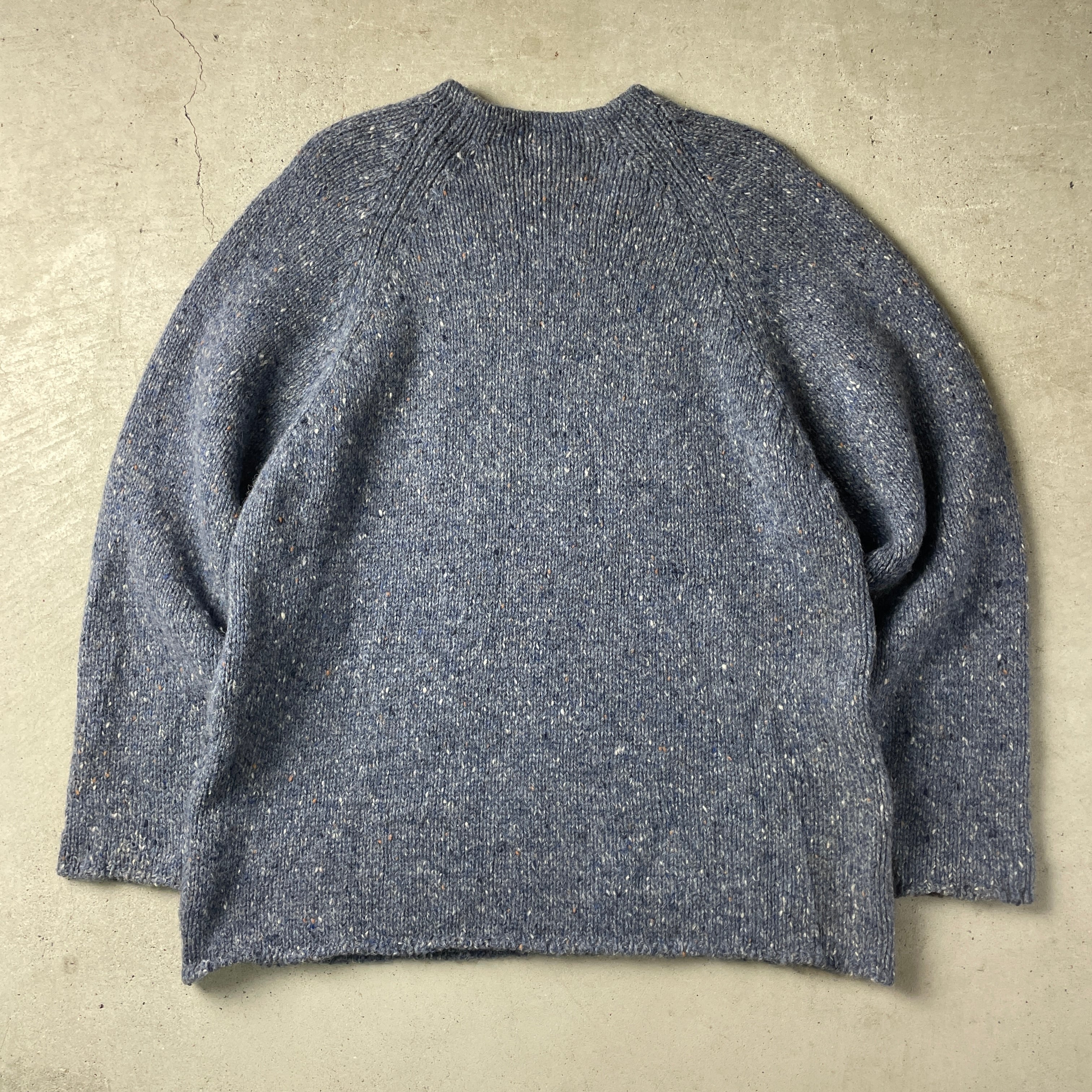 りく様　60s 70s　UK　イギリス　ヴィンテージ　ウール　ニット　セーター VINTAGE イングランド製 Dudley blake ローゲージニット ミックス