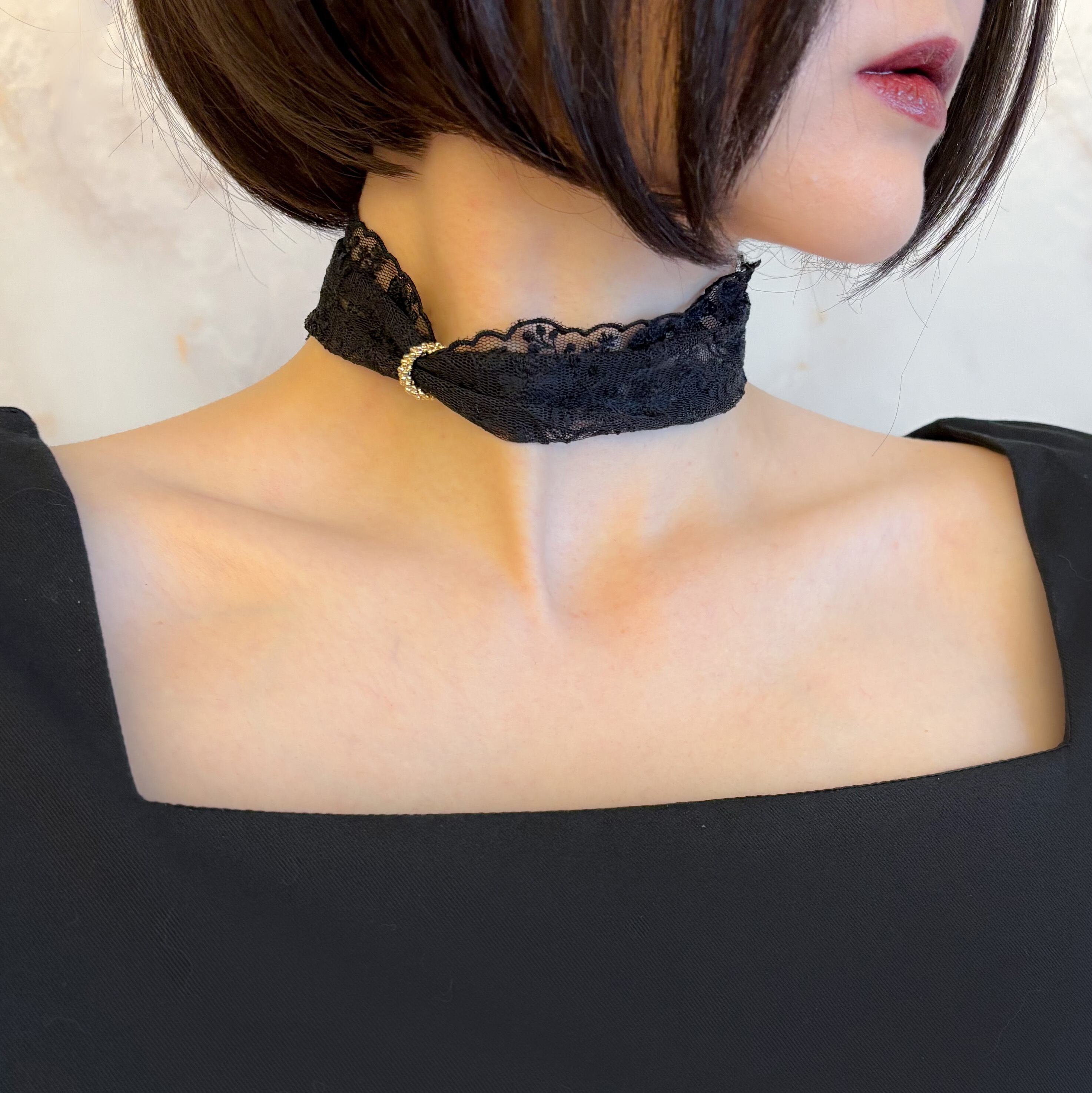 チョーカー　なにこれ パール付きレザーチョーカー（アクセサリー）｜MIZUKI（ミズキ