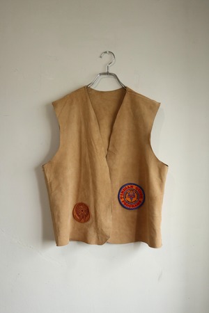 seamless leather vest