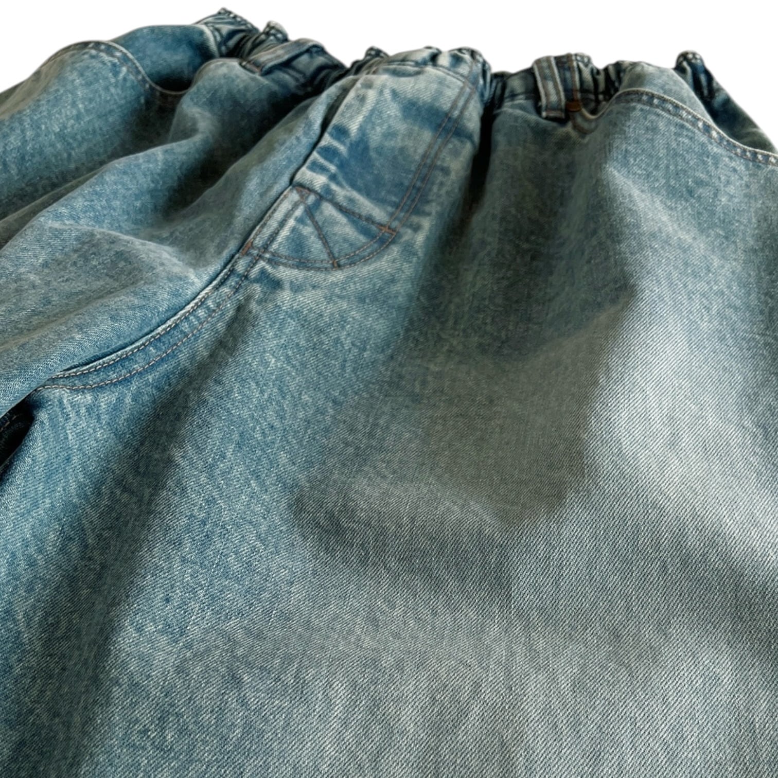 COMFORTABLE REASON】Fade Straight Denim(SAND BLUE)〈国内送料無料