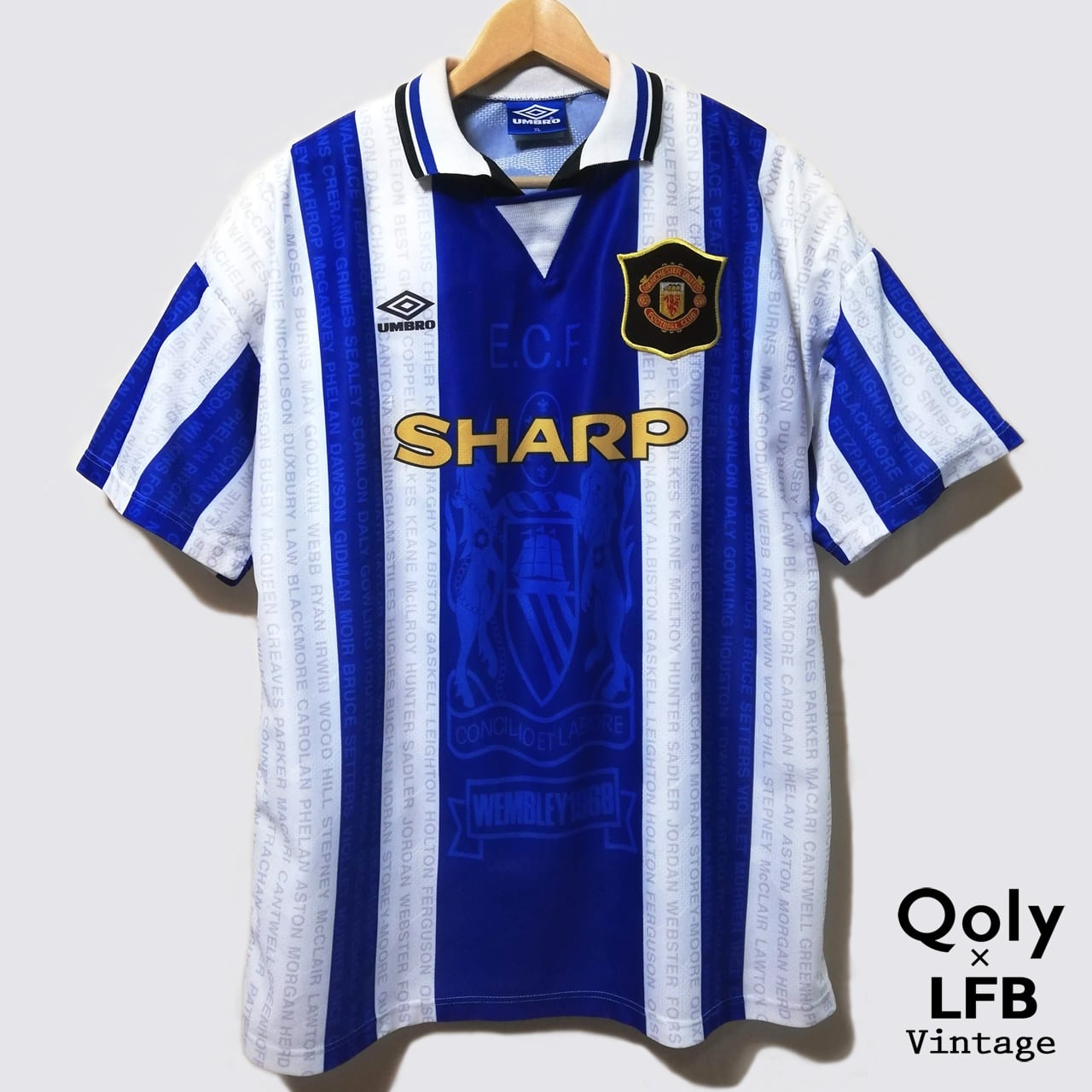 USED】マンチェスター・ユナイテッド 1994-96 Umbro サード半袖