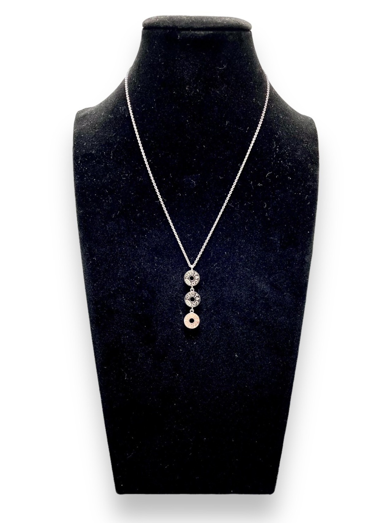 Tiffany&Co. 3Pナロー サークル ネックレスsv925