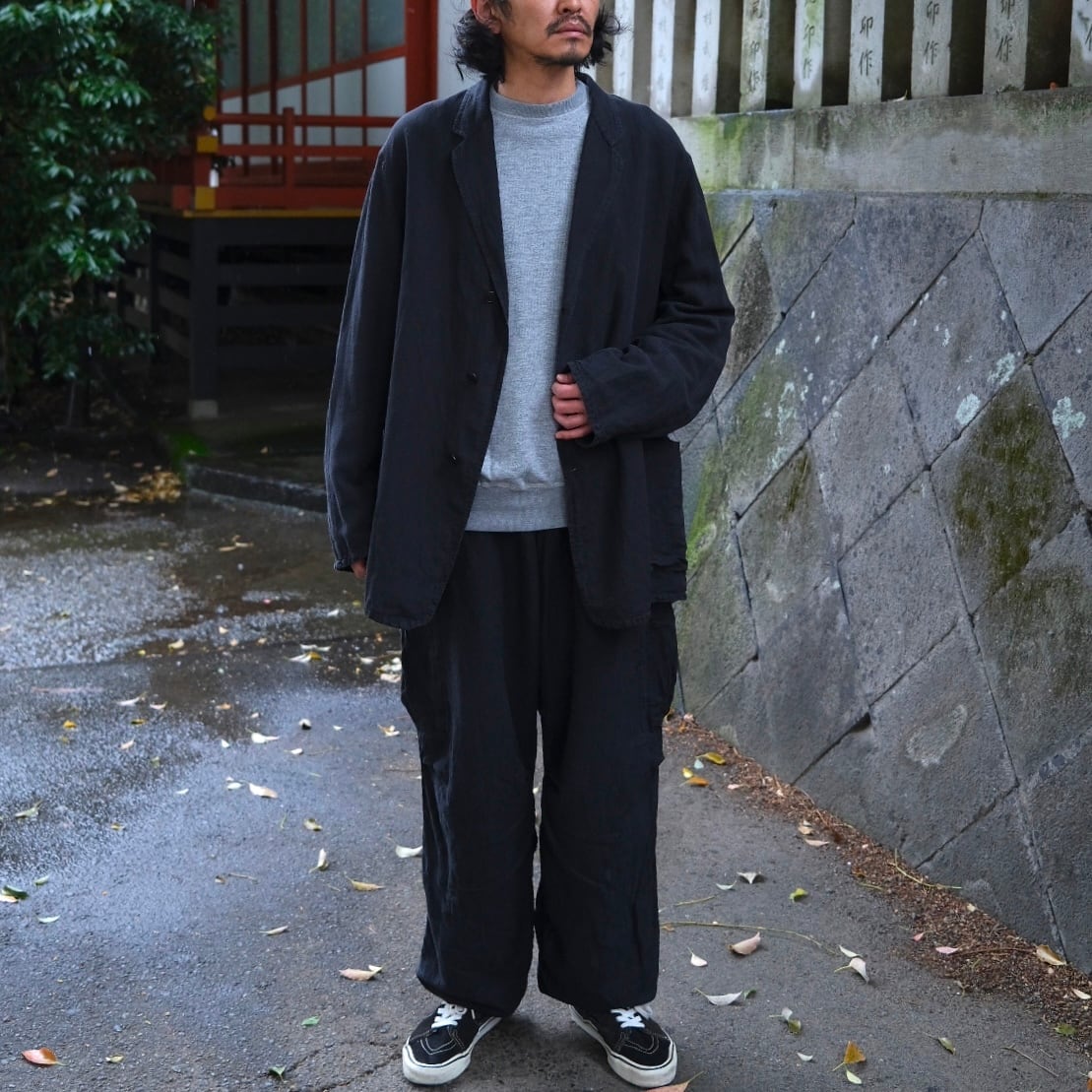 COMOLI(コモリ) /グレー裏毛クルーネック-GRAY-(D01-05045) | Signs