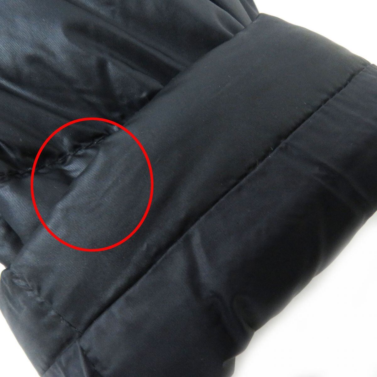 ポロラルフローレン　現行　ベルベットダウンジャケット　ベルト　ファー　革パッチ 美品△正規品 ポロラルフローレン ベルト ロゴレザーパッチ エコファー