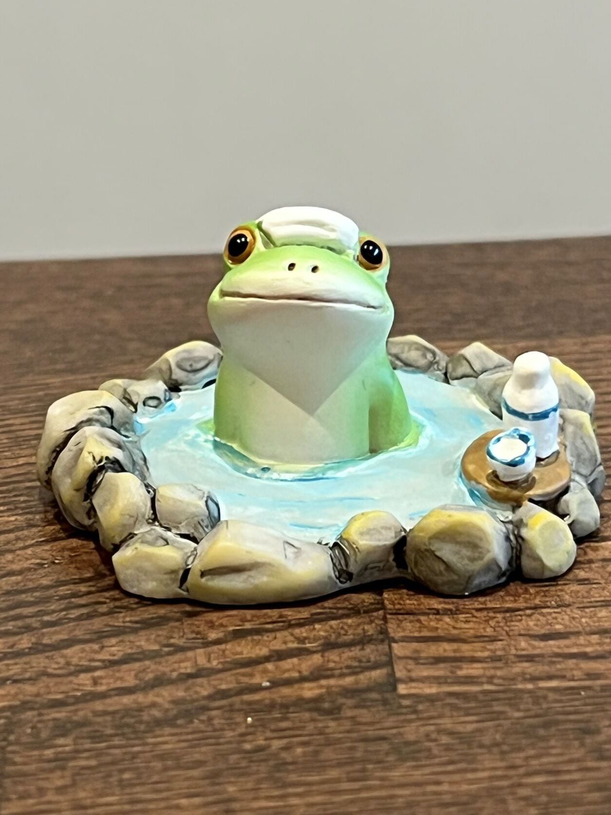 照明4個セット(バラ売り可) Copeau】温泉に入るカエル (1)70004 | Pay ID