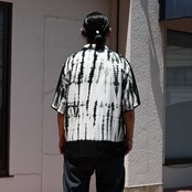 KUON / Arimatsu Shibori Camp Collar Shirt