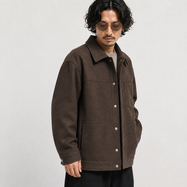 モルトンウール・アメリカンワーク｜ジャケット