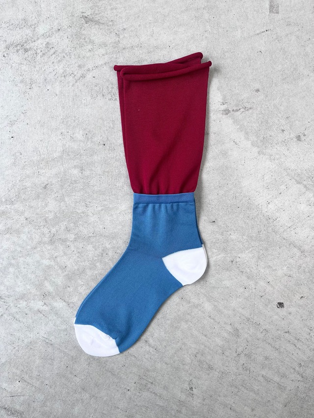 FAKUI / 【22-24cm】double layered socks FK-209