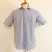 Sucker Small Pattern Print S/S Shirts　White