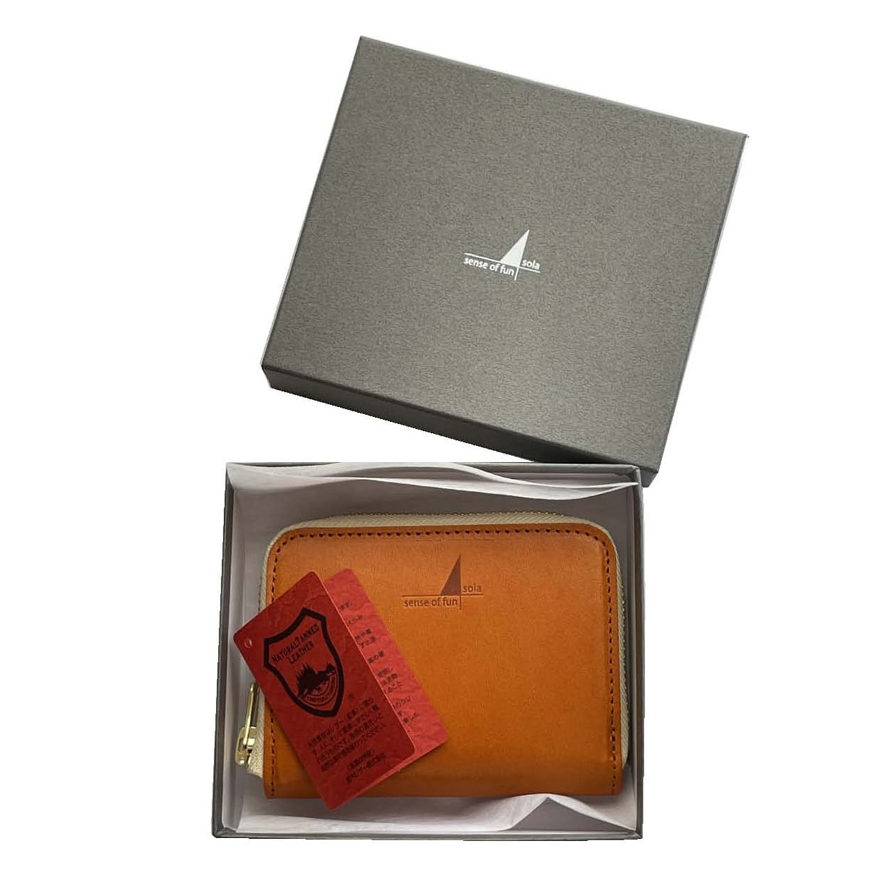 ラウンドジップ ミニ財布（栃木レザー）日本製 SPW-007-1 | sense of