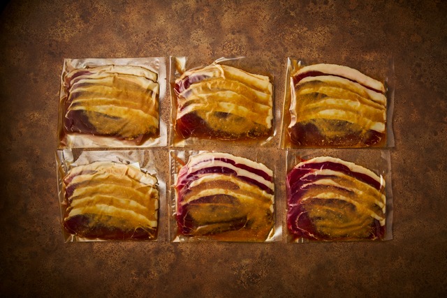 岡田修謹製 純国産 やわらか天然猪ロース スライス6人前 （味噌づけ×6パック）【送料無料＆ギフトBOX仕様】