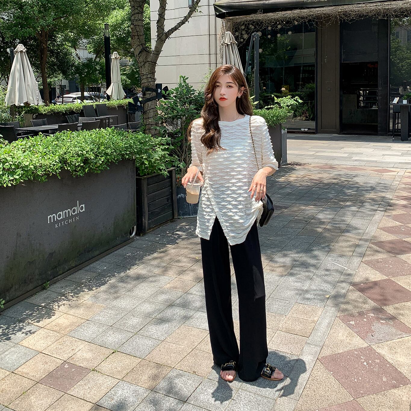 レッドTシャツ レディースサマールーズホワイトトップス エレガント 夏物 6Du_Shop_Women4398264760