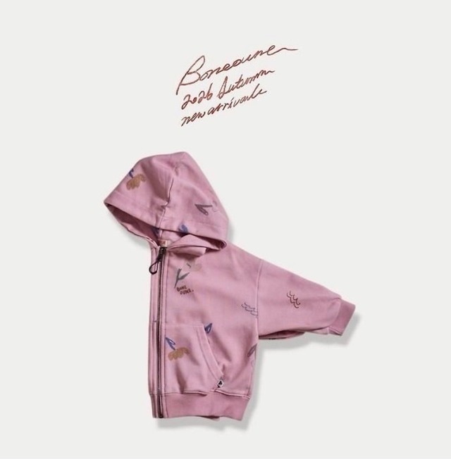 〚予約〛Cello flower pig hood collection <kids><Jr><mom>
