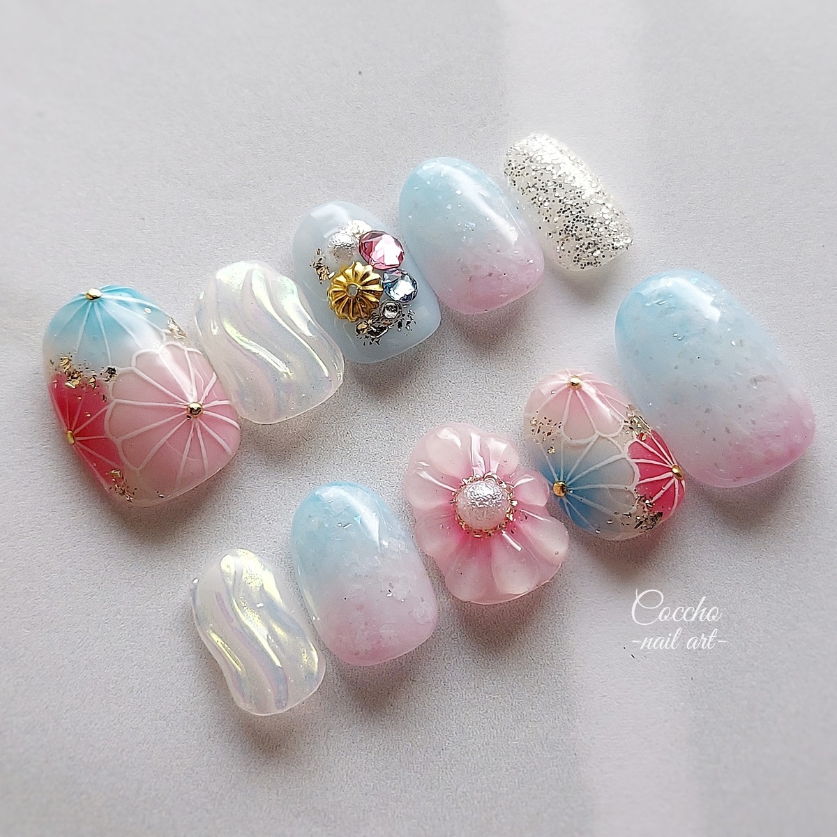 free size】No.221 | Coccho 大人可愛いネイルチップ通販サイト 