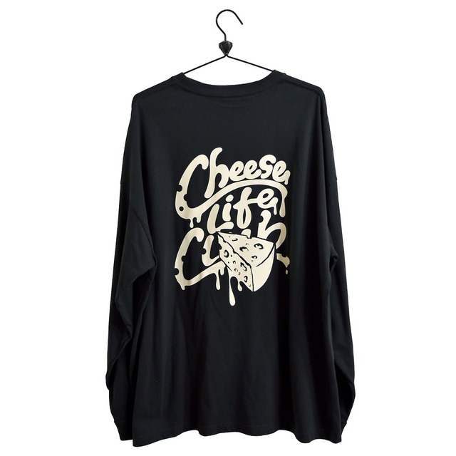 【Cheese Life Club】メール便送料無料 Cheese Back Logo Ls Tee Sumi【品番 23A3001sumi】