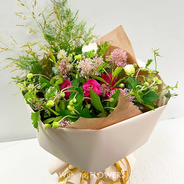 【送別の贈り物】natural bouquet　8,800円（税込）