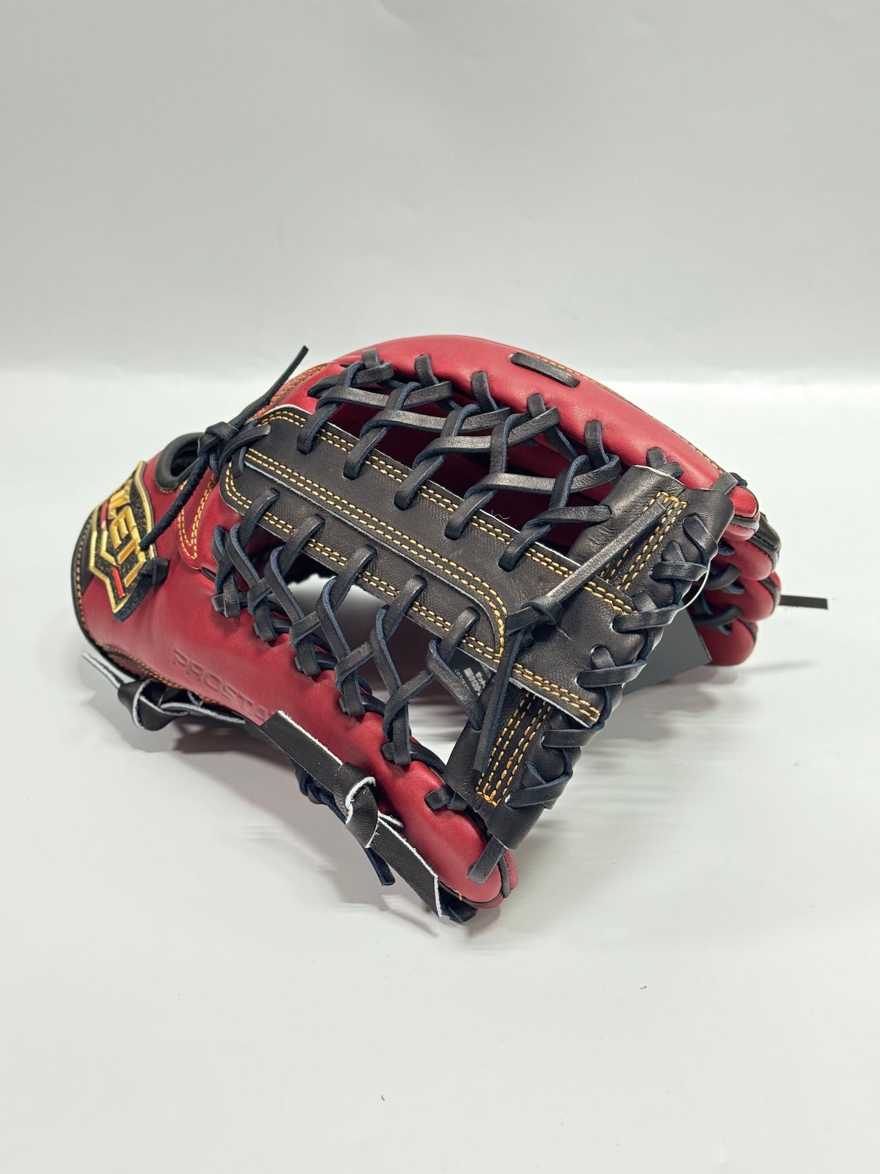 ZETT PROSTATUSーゼットプロステイタス michii supreme oder 硬式グローブ ゼットミチイオリジナルグラブ 右投げ用 277型 佐野モデル ボルドーブラウン/ブラック×ブラック・画像4
