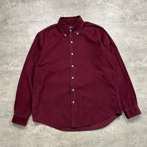 POLO RALPH LAUREN CORDUROY BUTTON SHIRT SIZE L (USED)