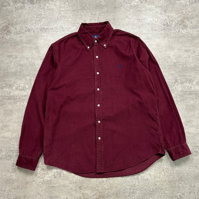 POLO RALPH LAUREN CORDUROY BUTTON SHIRT SIZE L (USED)