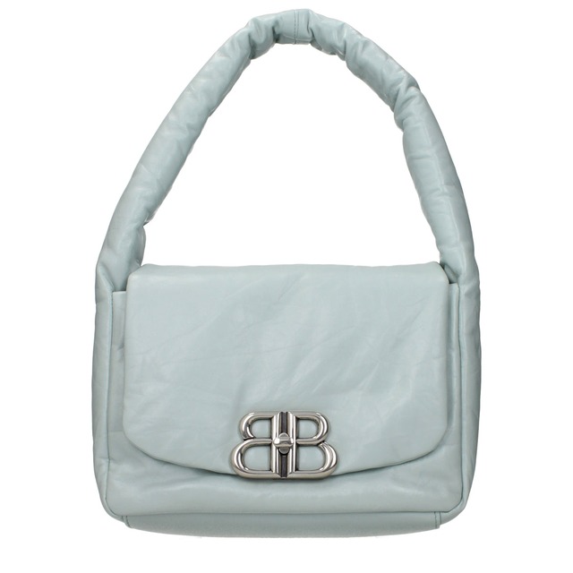 BALENCIAGA バレンシアガ レディース ハンドバッグ レザー ライトブルー 7878962AA3Z3906