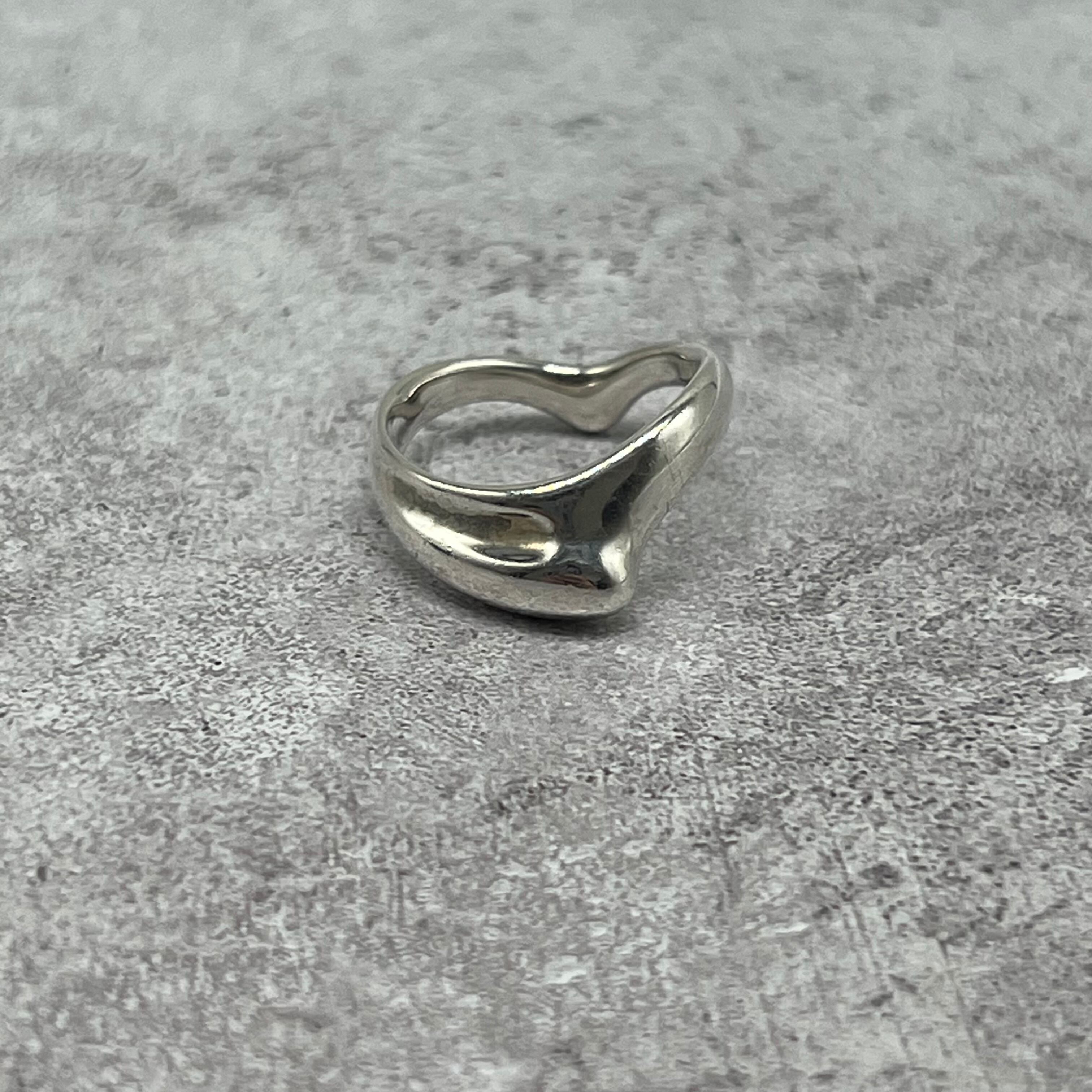 ティファニー TIFFANY エルサペレッティ カーブドウェーブ リング 12号