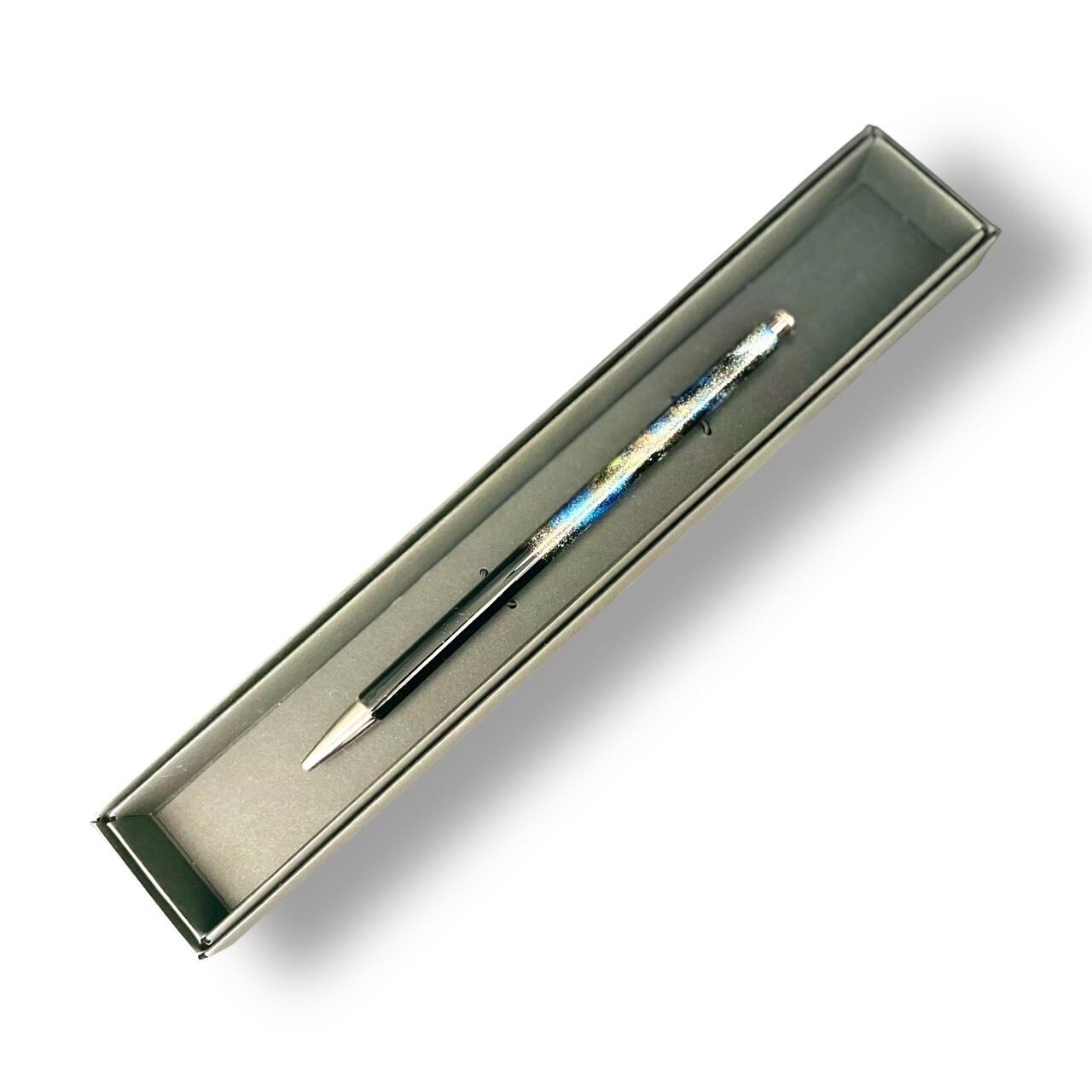 輪島塗り蒔絵鉛筆（青,金） | 大藤漆器店