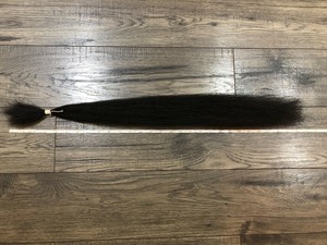 ヤクの毛　黒　約71cm(28 inch) 30g