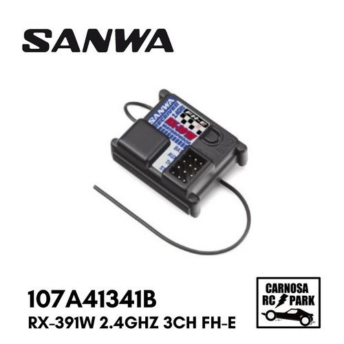 【SANWA サンワ】RX-391W 2.4GHz 3ch FH-E レシーバー［107A41341B］