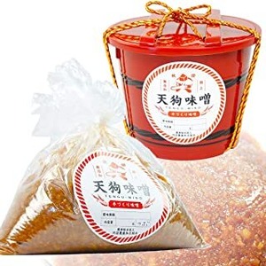 【800g】特上 天狗味噌 秋田味噌 天然醸造 無添加 赤樽  1ケース