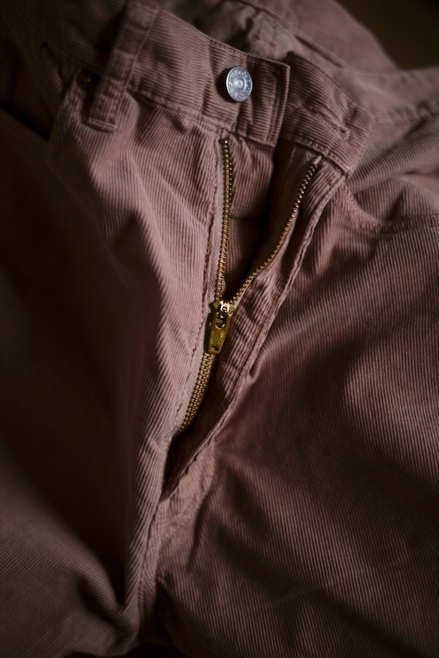 KAPTAIN SUNSHINE / Skate Shoecut Corduroy Pants (cinnamon)