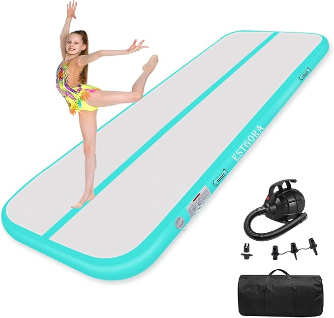 Estgora エアートラック 体操転倒マット インフレータブル マット 2/3