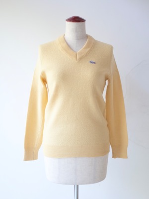 70s France LACOSTE knit sweater