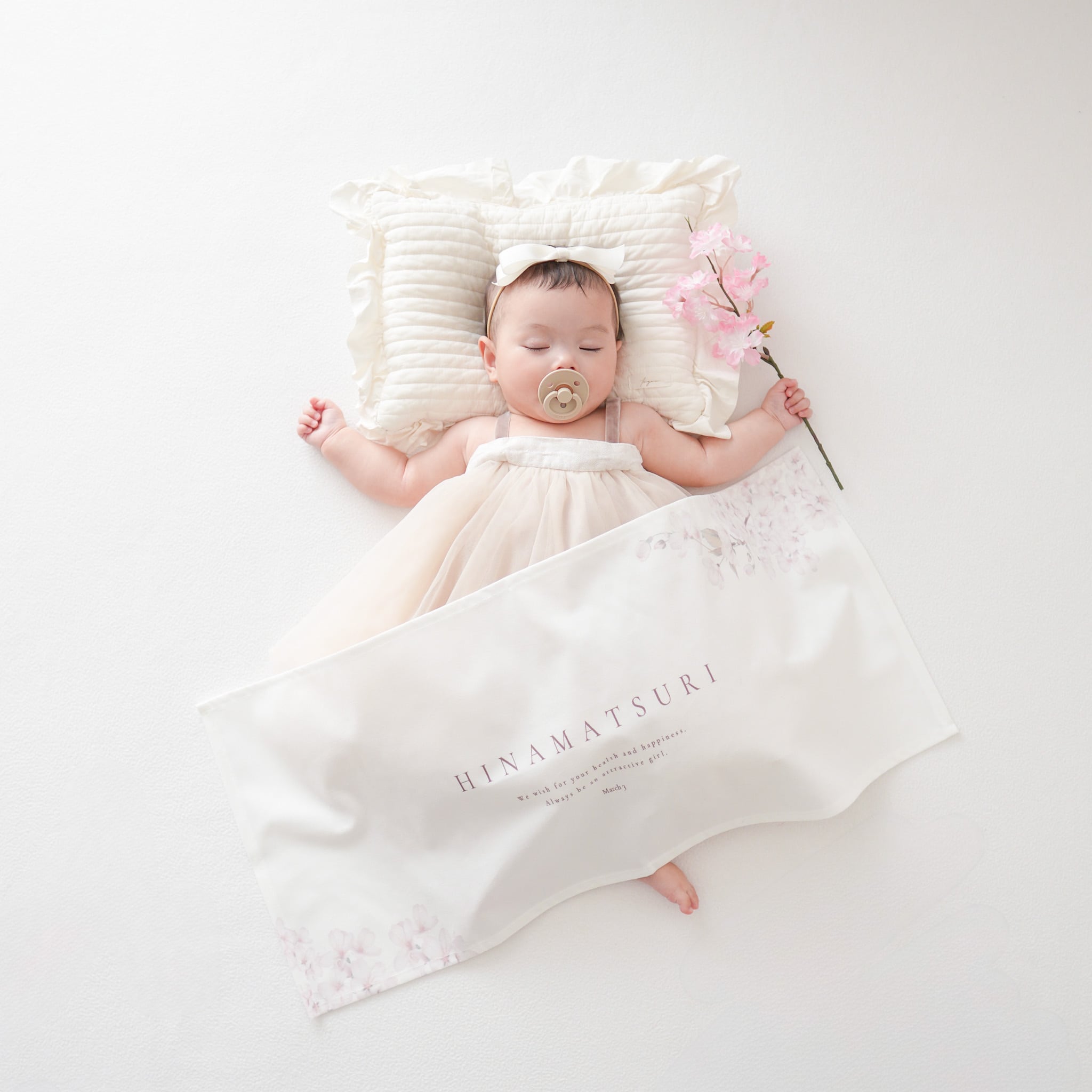 T016 【 Hinamatsuri Tapestry Type-B 】ひなまつりタペストリー 桜