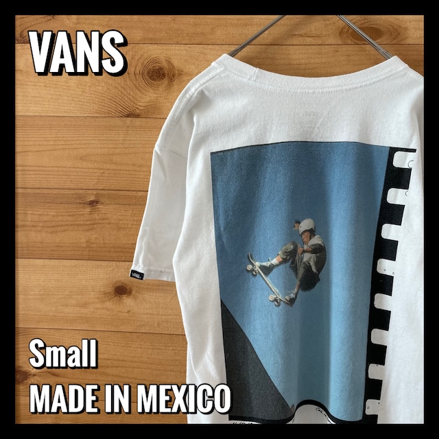 【VANS】HALF CAB Tシャツ スティーブ・キャバレロ バックプリント フォトプリント 半袖 US古着