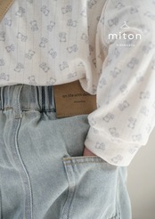 【original】patch denim
