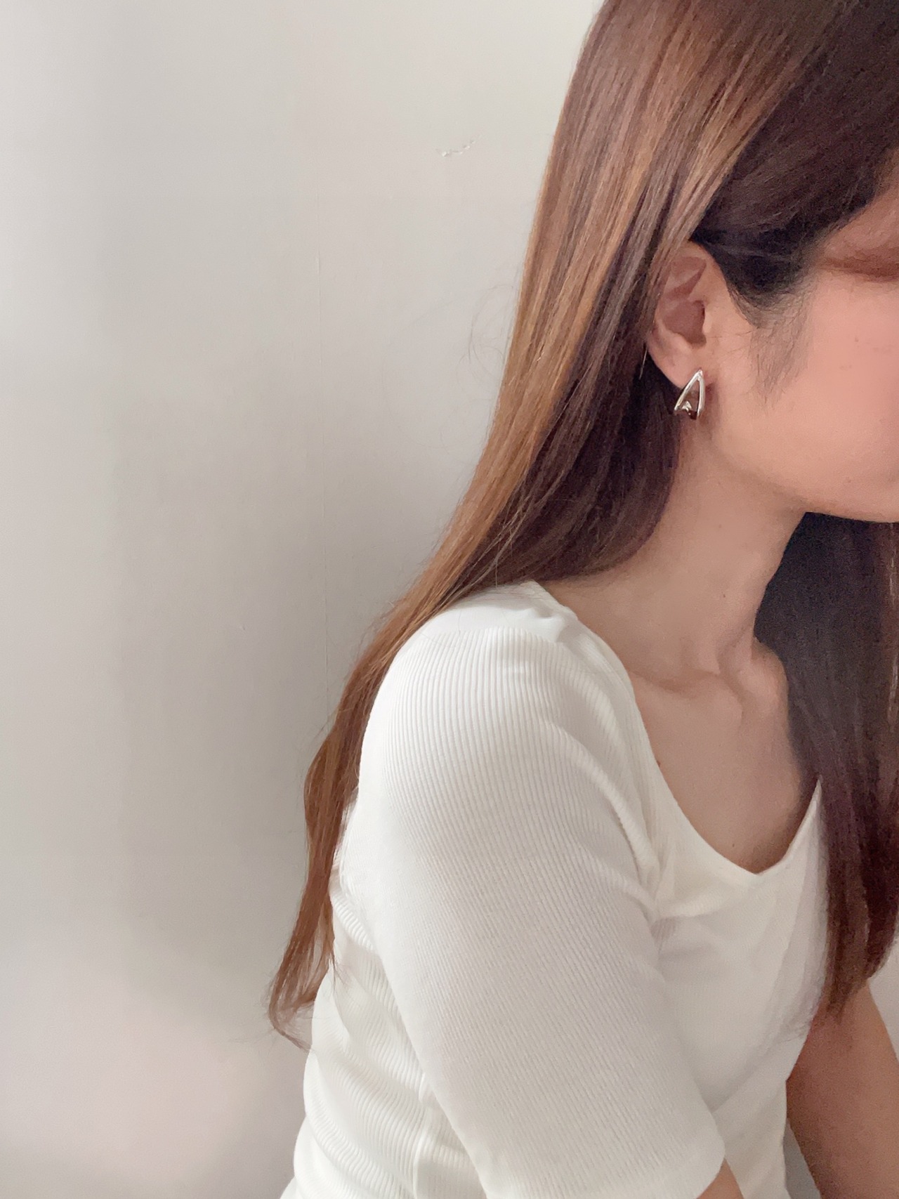 (即納) Fil. / Tears curve earring