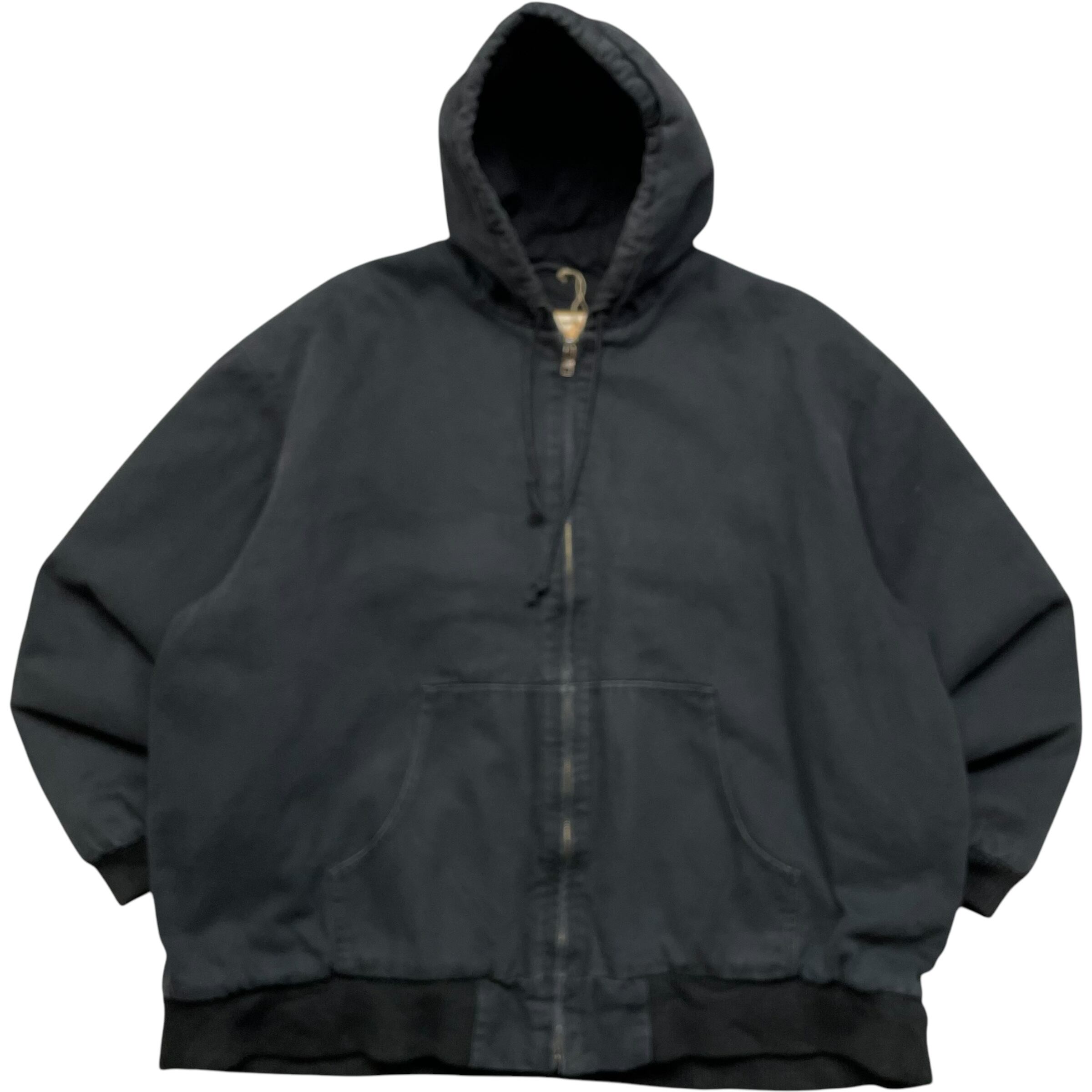 《XXL》 URBAN MOGUL ダックジャケット アクティブジャケット ブラック 無地 裏キルティング no.5709