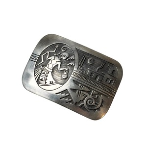 Hopi ROY TALAHAFTEWA silver buckle